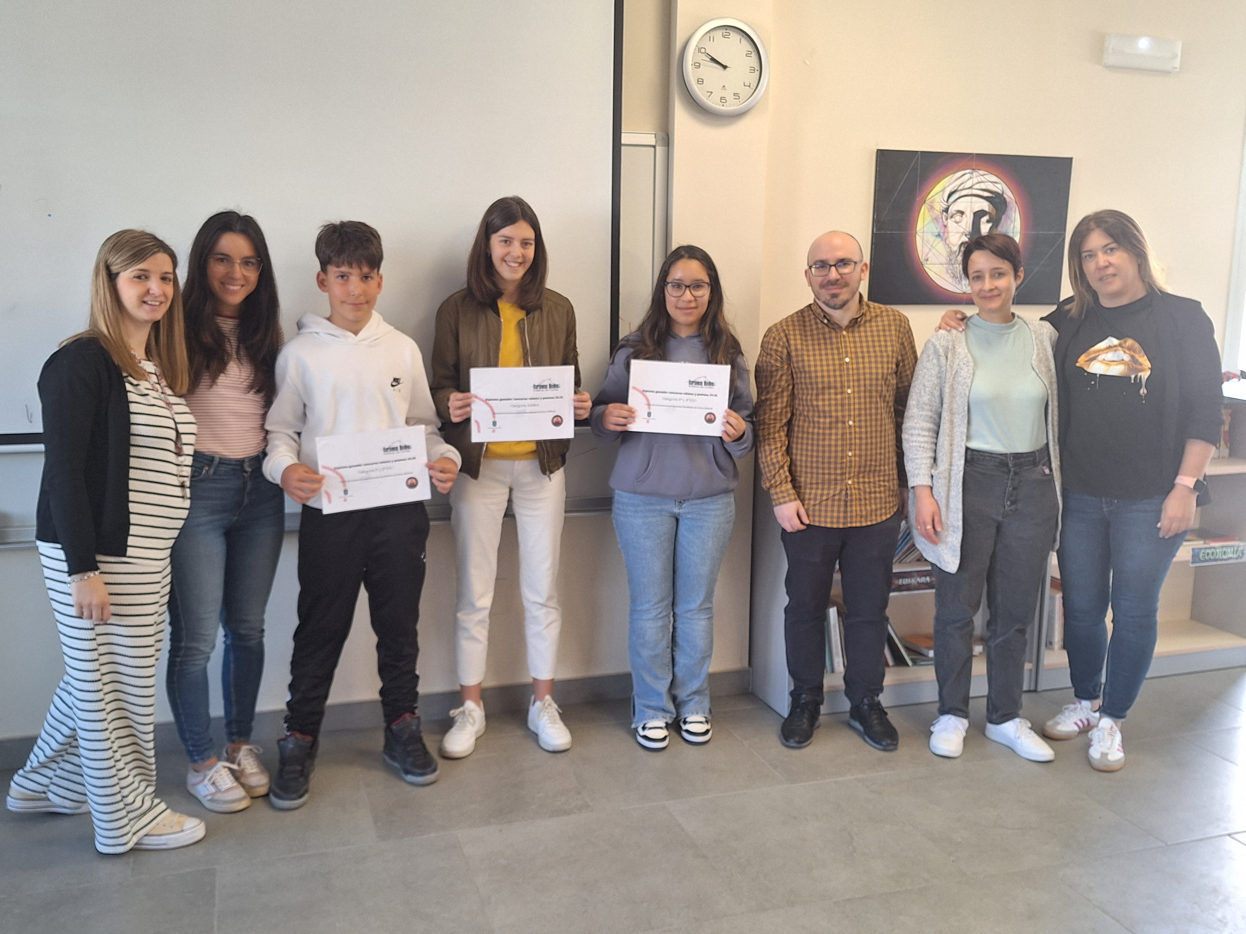 Entrega de premios del concurso de relatos y poemas 