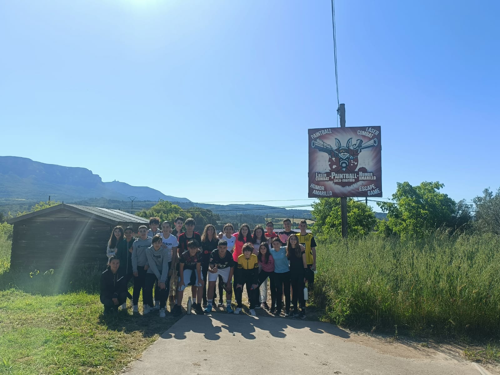 Nuestros alumnos de 2º están disfrutando de este día en Murillo de Gállego