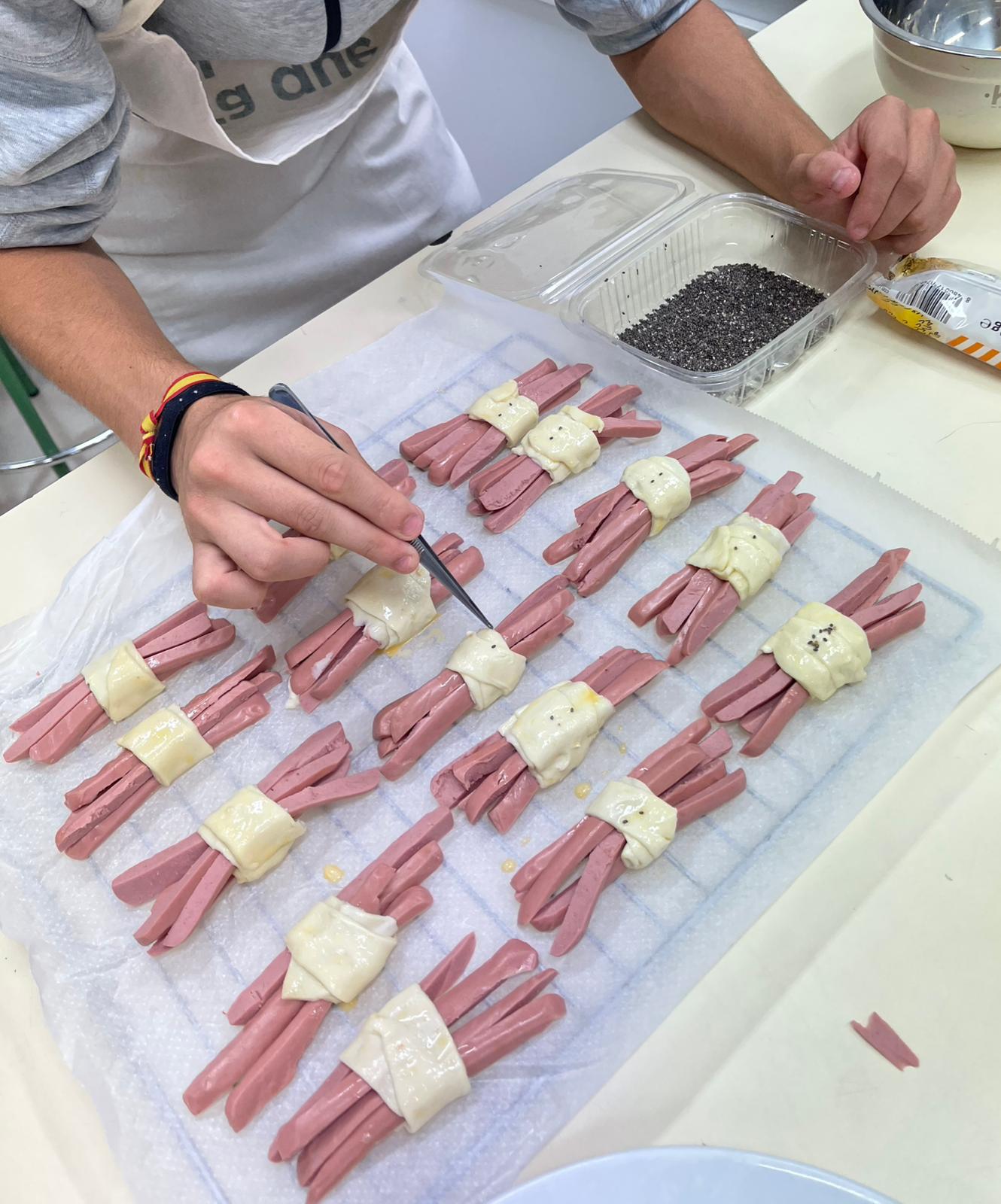 Gracias a nuestros chicos y chicas de UCE por este almuerzo tan terrorífico